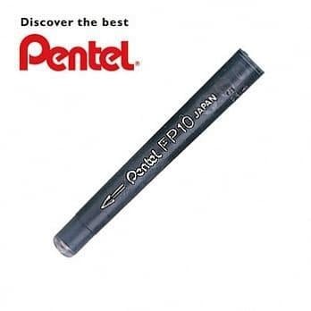 [大塊文具含發票]PENTEL 攜帶型卡式毛筆 XGFKP3 (黑)附補充墨管4入-細節圖2