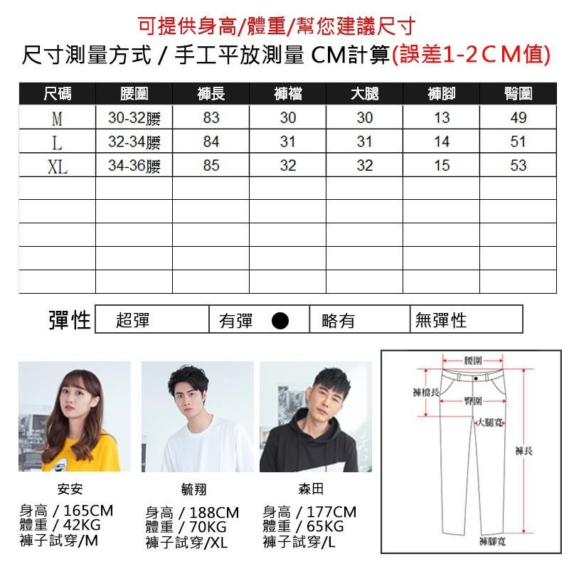 【OBIYUAN】八分褲 休閒褲 超彈力 寬褲 長褲 華夫格 3D 寬鬆 剪裁4色【Y1014】-細節圖2