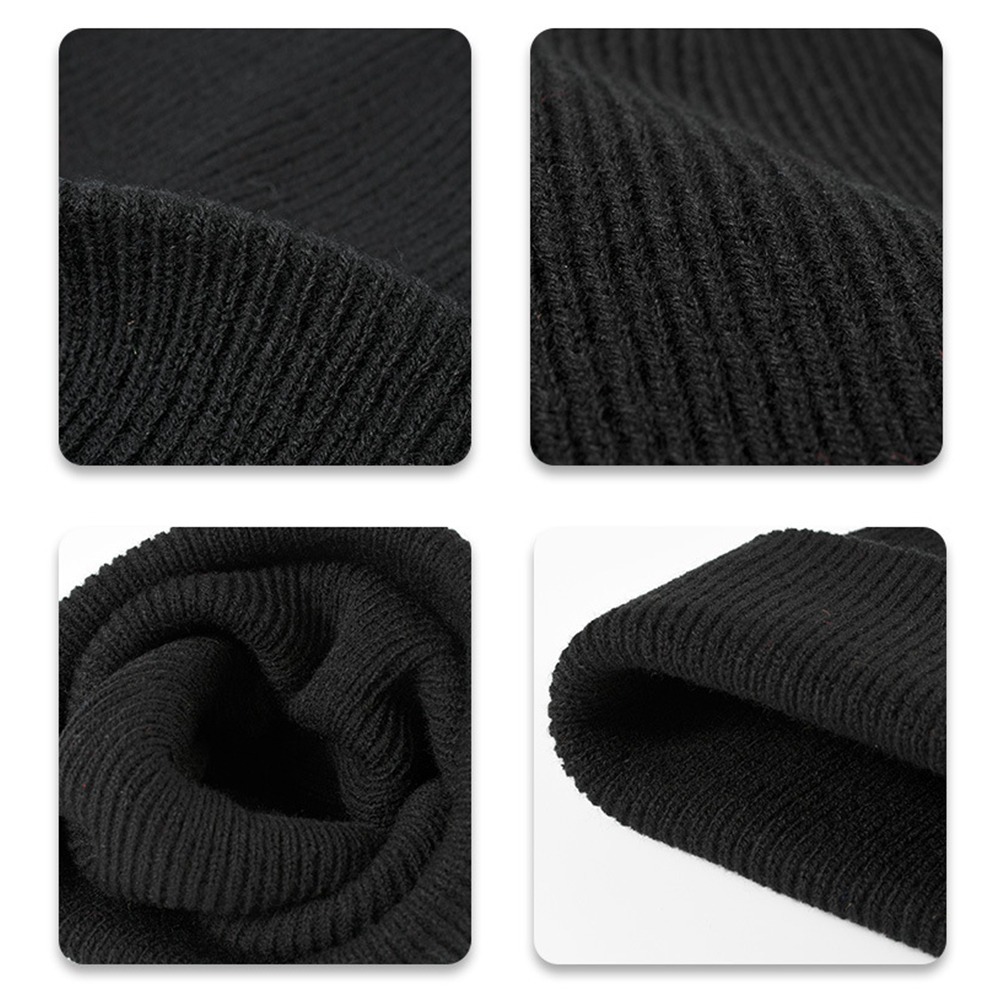 【OBIYUAN】毛帽 冬季 男女 百搭 帽子 保暖 針織帽 5色【SR260】-細節圖4
