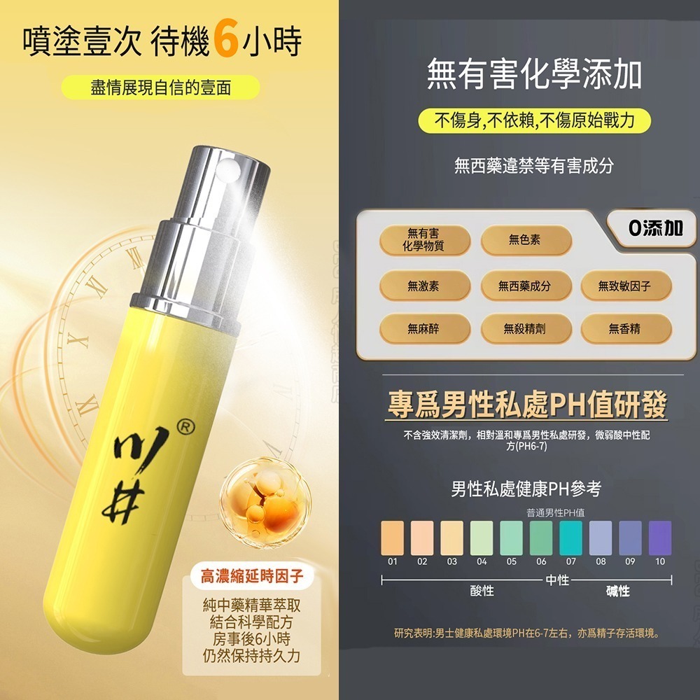 【OBIYUAN】情趣用品 日本 川井 持久噴劑 男用 小黃瓶 6ml 成人專區【GS04352】-細節圖5