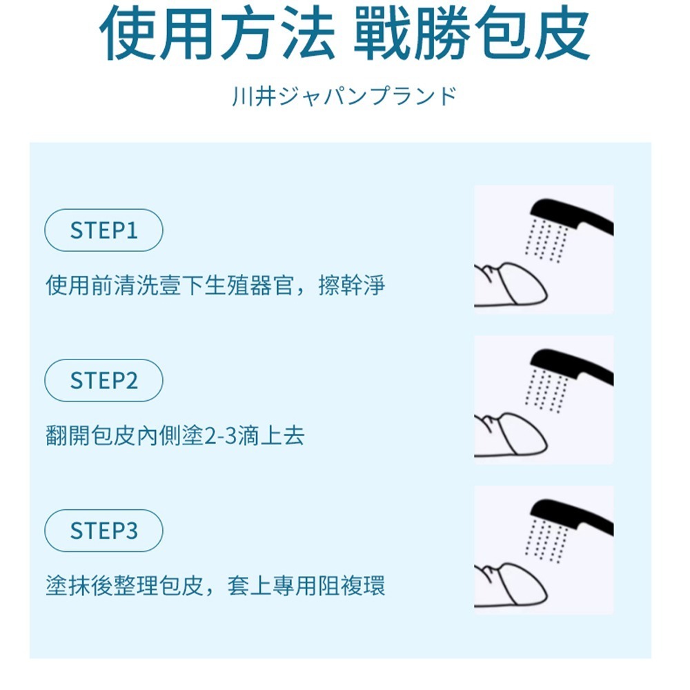 【OBIYUAN】情趣用品 日本 川井 包皮凝膠 回縮 包皮膏 成人專區【GS05656】-細節圖3