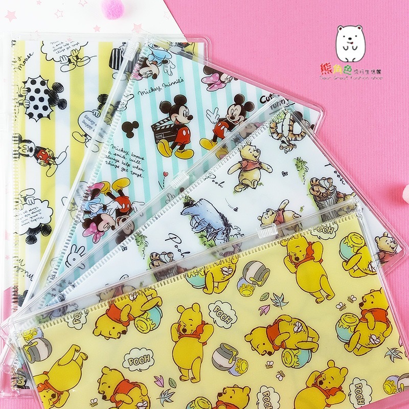 迪士尼 萬用口罩夾鏈收納袋 米奇 米妮 維尼 奇蒂 史迪奇 三眼怪 小美人魚 【DS0144】 熊角色流行生活館-細節圖4