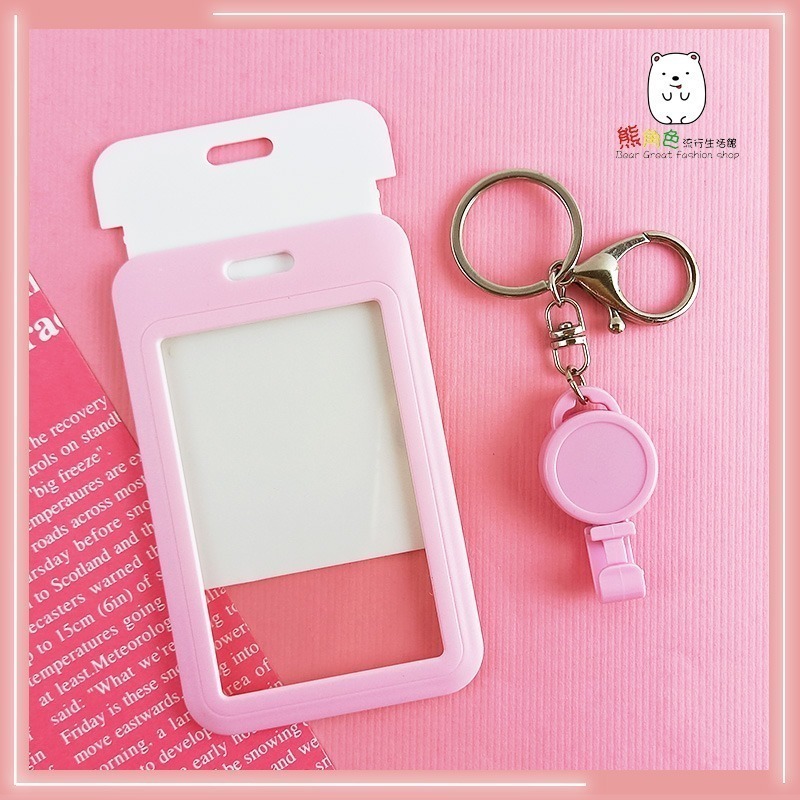 卡娜赫拉 伸縮滑蓋證件套 證件套 識別證 恐龍 星星 衝浪 露營 【KS0063】 熊角色流行生活館-細節圖5