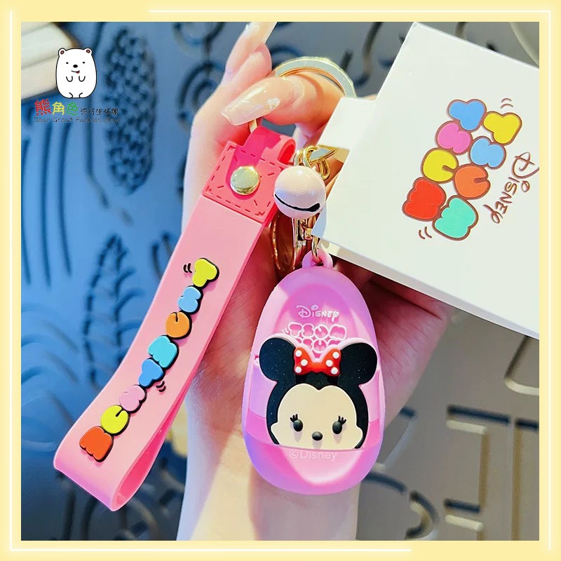 迪士尼 拖鞋造型鑰匙圈 鑰匙圈 鎖圈 米奇 米妮 史迪奇 三眼怪 熊抱哥 大眼仔 【DS0016】 熊角色流行生活館-規格圖4