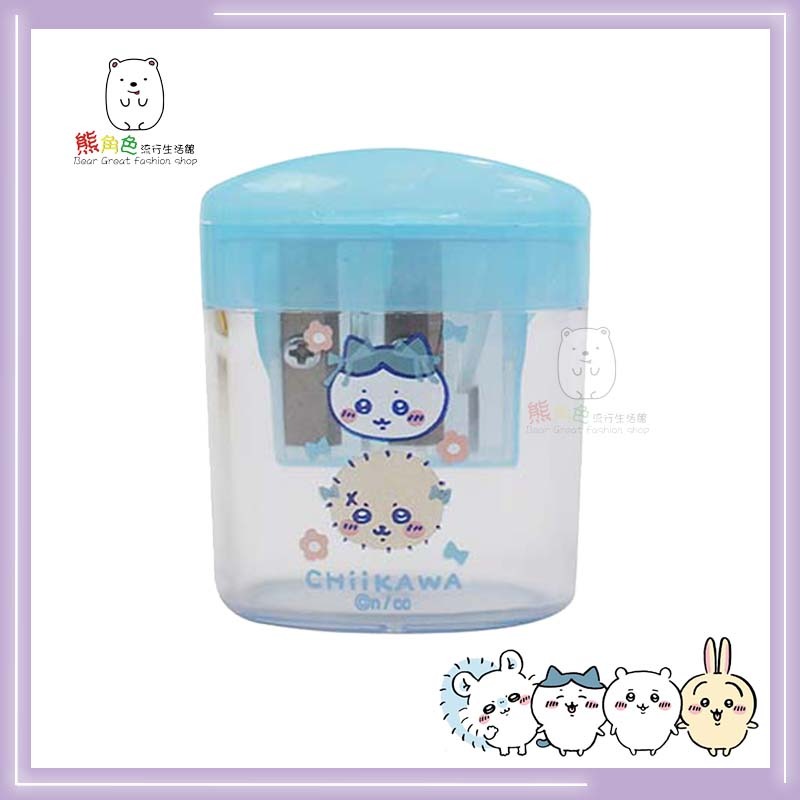 吉伊卡哇 橢圓雙孔削筆器 削筆機 粉 藍 黃 紫 【CH0026】 熊角色流行生活館-規格圖6