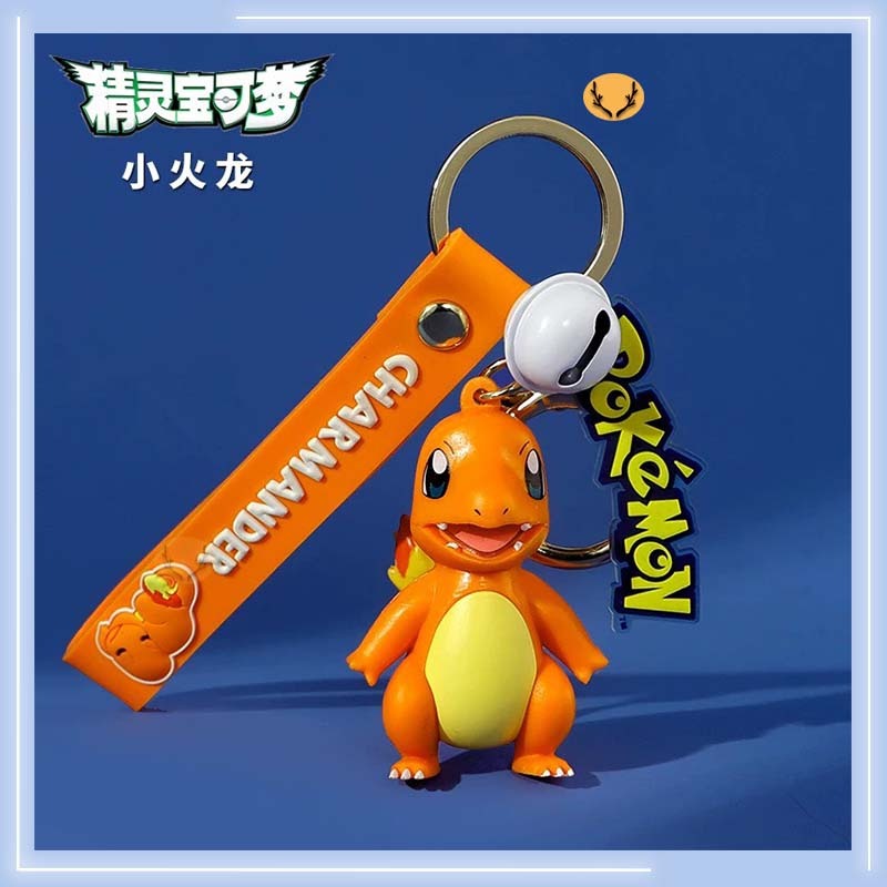 寶可夢 鑰匙圈 掛件掛繩鑰匙圈 傑尼龜 小火龍 正電拍拍 負電拍拍 喵喵 托戈德瑪爾 【ZZ0001】 熊角色流行生活館-細節圖8