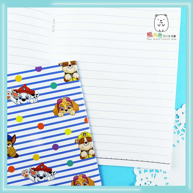 汪汪隊立大功 32開筆記本 25開筆記本 綠 物品藍 夏日粉 夥伴咖 夥伴藍 【PA0023】 熊角色流行生活館-細節圖3