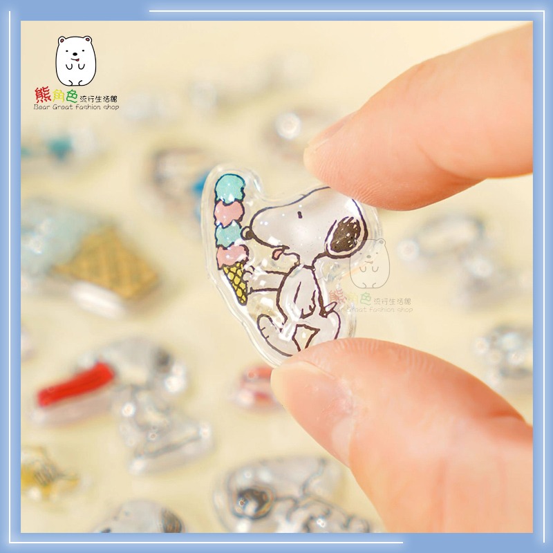 史奴比 3D浮雕貼紙 奇遇記 可愛貼紙 手帳貼 紅 藍 【SN0001】 熊角色流行生活館-細節圖3
