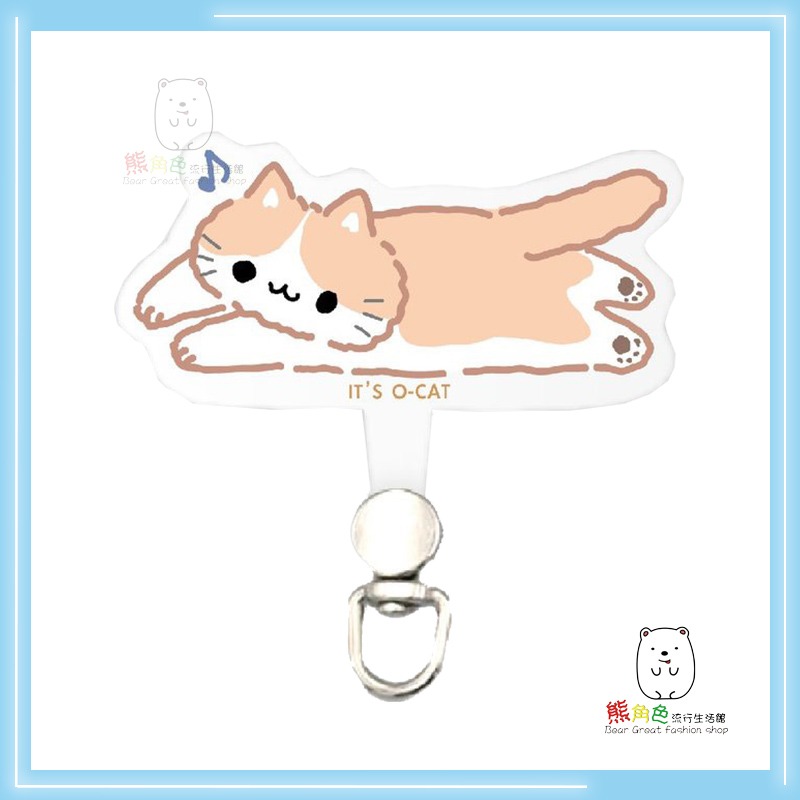 O-Cat 貓咪轉轉手機夾片 斑紋貓 黑貓 灰貓 白貓 【JS0019】 熊角色流行生活館-規格圖6