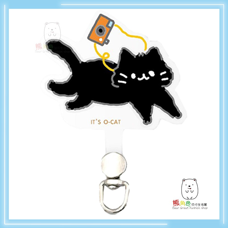 O-Cat 貓咪轉轉手機夾片 斑紋貓 黑貓 灰貓 白貓 【JS0019】 熊角色流行生活館-規格圖6