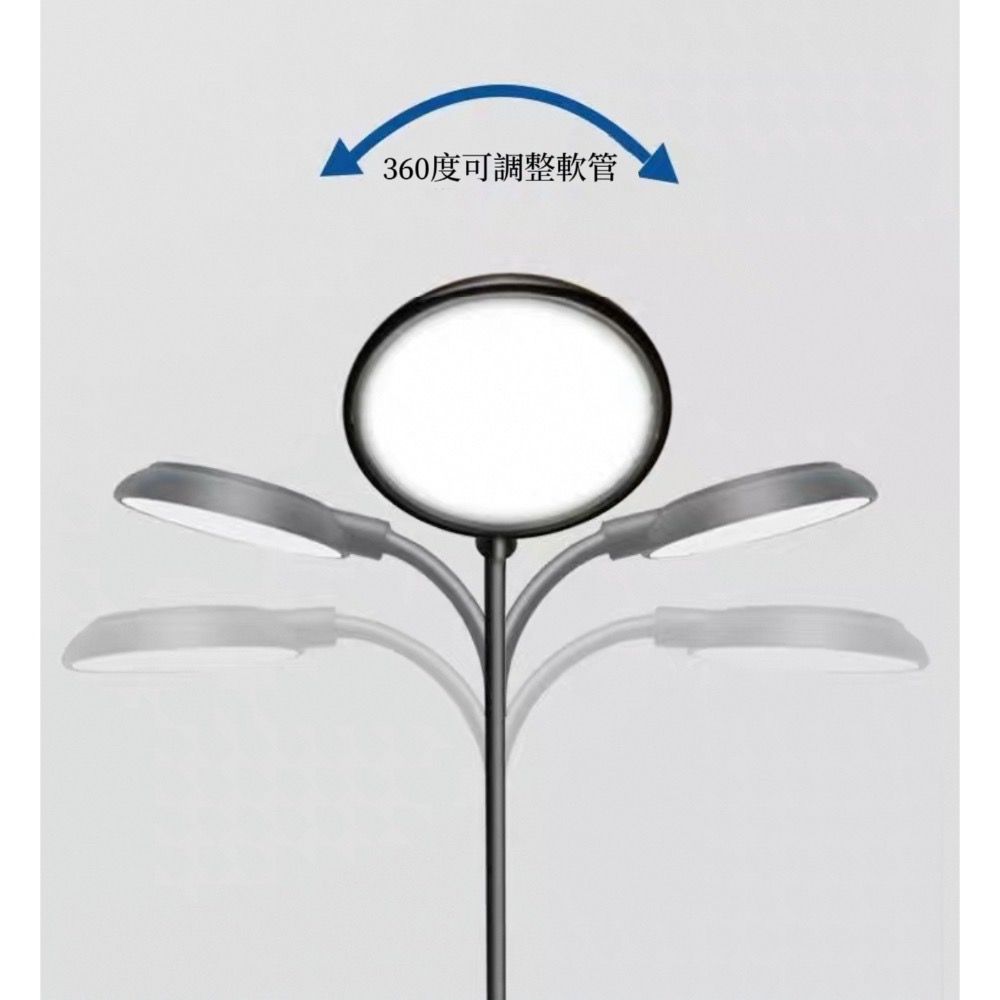 【高顯色/全光譜】USB三色LED魚缸燈 6W 三段調光 迷你水草燈 生態瓶燈 可調角度-細節圖4