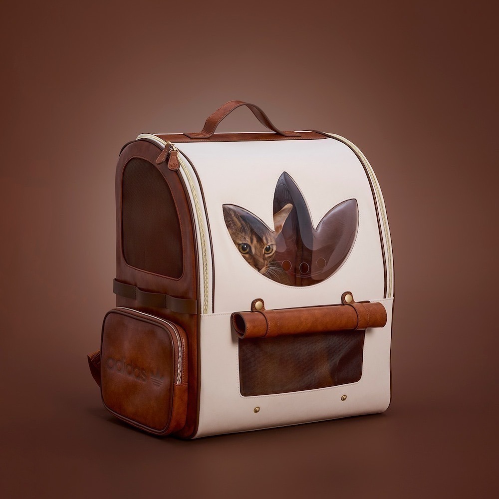 【預購】快速到貨⚡️ adidas originals 愛迪達寵物雙肩後背包-細節圖2