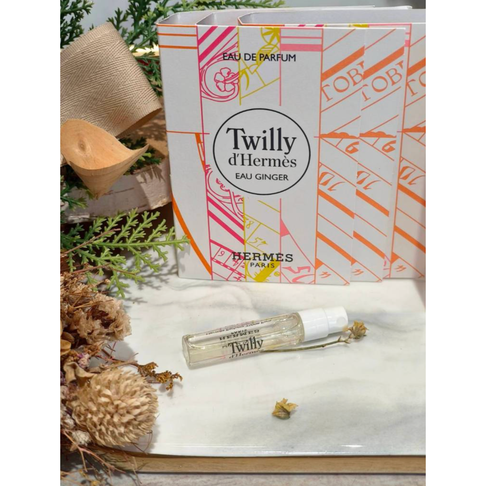 Hermes 愛馬仕 Twilly Eau Ginger 絲巾生薑淡香精2ml-細節圖4
