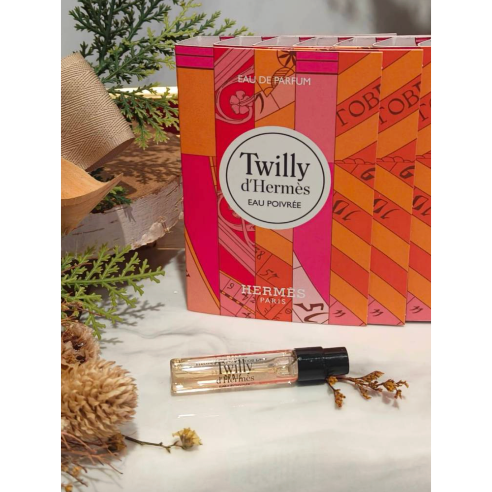 Hermes 愛馬仕 Twilly Eau Poivree 絲巾胡椒女性淡香精2ml-細節圖2