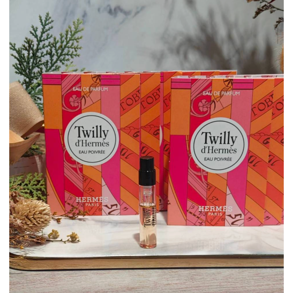 Hermes 愛馬仕 Twilly Eau Poivree 絲巾胡椒女性淡香精2ml-細節圖3