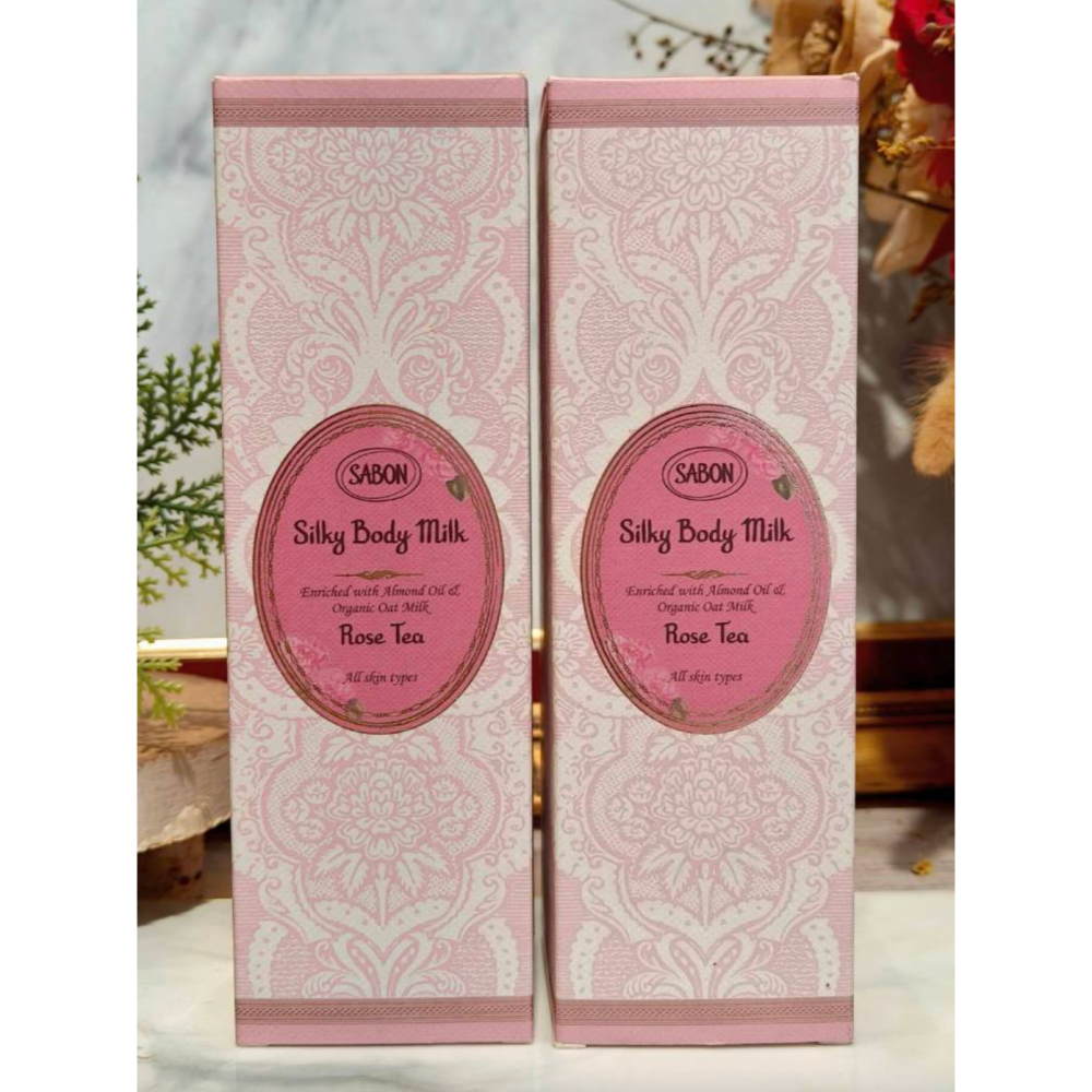 Sabon 玫瑰茶語絲綢身體乳液200ml-細節圖2