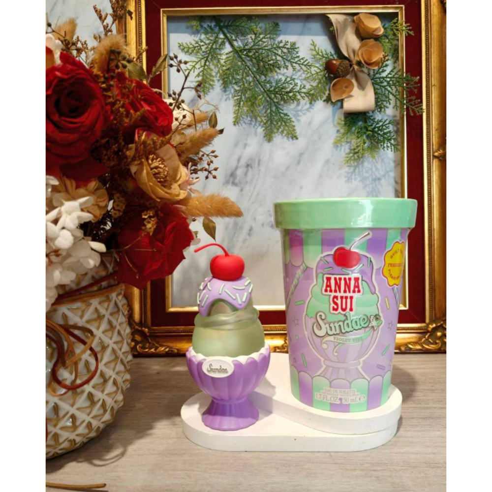 ANNA SUI 安娜蘇 果漾聖代淡香水-戀愛紫檸50ml-細節圖2