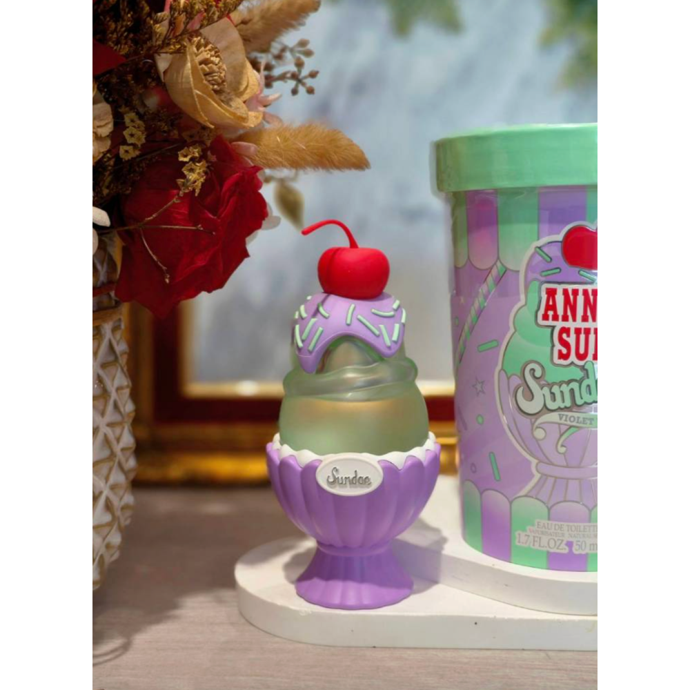 ANNA SUI 安娜蘇 果漾聖代淡香水-戀愛紫檸50ml-細節圖3