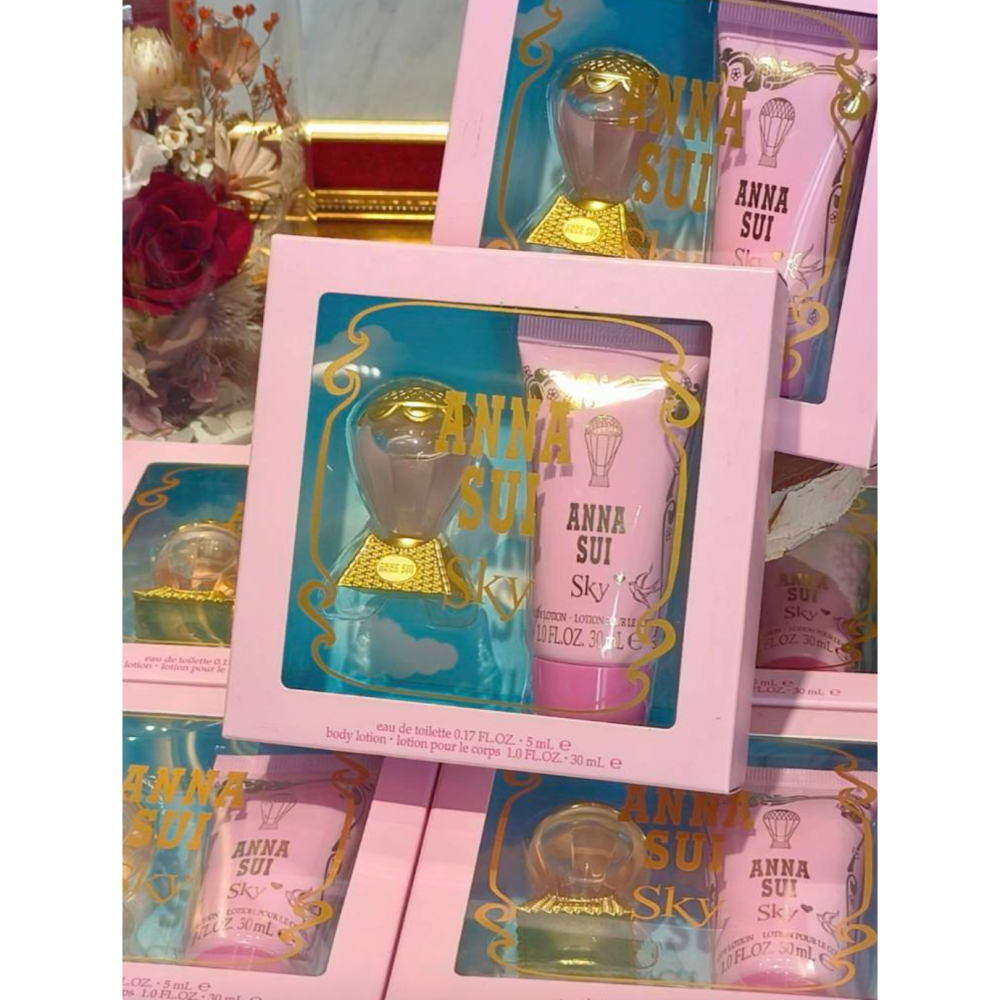 ANNA SUI 安娜蘇 綺幻飛行浪漫香氛組(淡香水5ml+身體乳30ml)-細節圖2