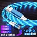 【台灣現貨】日本技術7點觸點流光傳輸線充電線支持5A快充 蘋果Type C安卓 iPhone 磁吸充電線 1m 2m-規格圖6