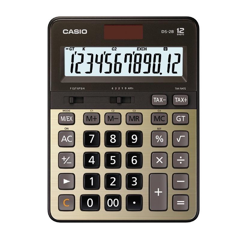 【CASIO卡西歐】 台灣現貨  DS-2B GY-120 12位數 大型顯示幕   辦公太陽能計算機 银行會計財務專用-細節圖4