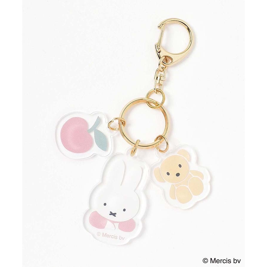 米菲兔 miffy 布里斯熊 boris 鑰匙圈-規格圖1