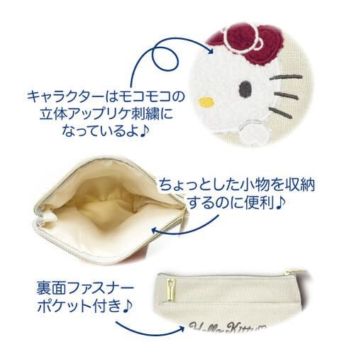 三麗鷗 sanrio 刺繡 收納包-細節圖2