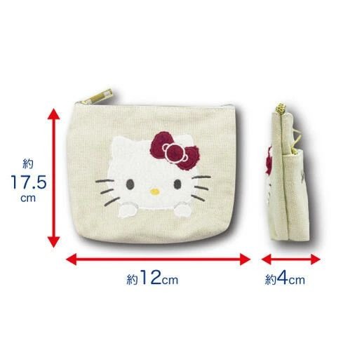 三麗鷗 sanrio 刺繡 收納包-細節圖3