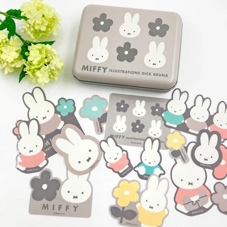 米菲兔 miffy 鐵盒貼紙組-規格圖3