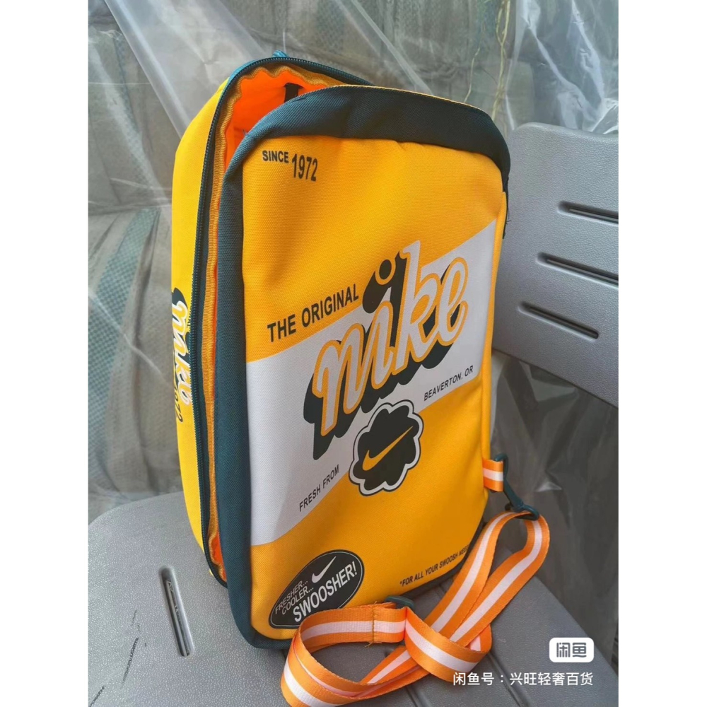 【風口潮流】Nike 新款防水手提鞋袋包＊34x18x13cm。X51101-細節圖2