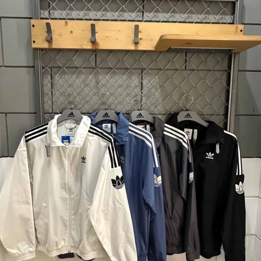 【LUNA-K】adidas 25新款美式復古寬鬆網格運動外套 5色＊S-2XL。C51024-細節圖4