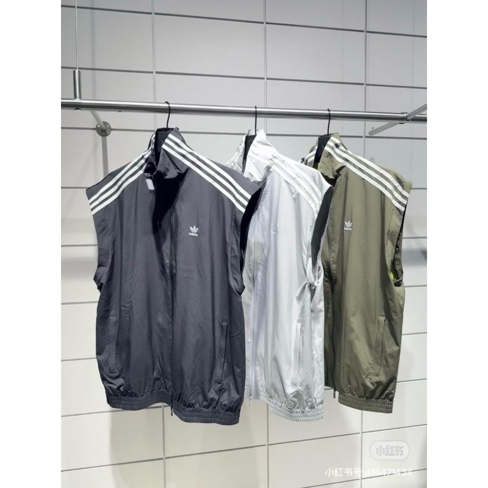 【LUNA-K】adidas 25新款落肩袖口鬆緊設計運動外套 黑色 灰色 綠色＊M-2XL。C51025-細節圖6