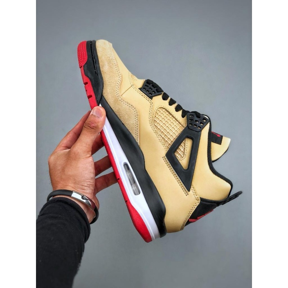 【LUNA-K】Air Jordan 4 Pizza披薩配色卡其黑紅色籃球鞋＊US 5.5~13.5。A50804-細節圖2