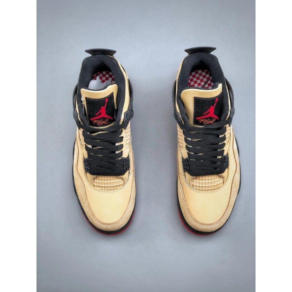 【LUNA-K】Air Jordan 4 Pizza披薩配色卡其黑紅色籃球鞋＊US 5.5~13.5。A50804-細節圖4