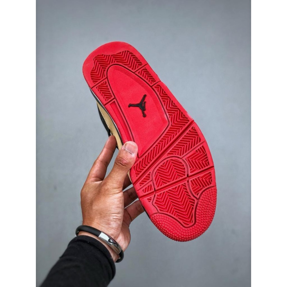 【LUNA-K】Air Jordan 4 Pizza披薩配色卡其黑紅色籃球鞋＊US 5.5~13.5。A50804-細節圖7