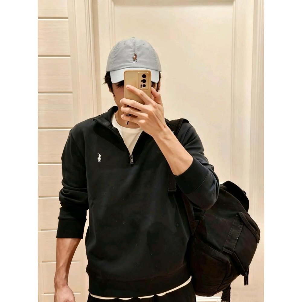 【LUNA-K】Polo Lauren Ralph 25年新款刺繡半拉鍊棉衣 黑色＊S-XL。C50914-細節圖8