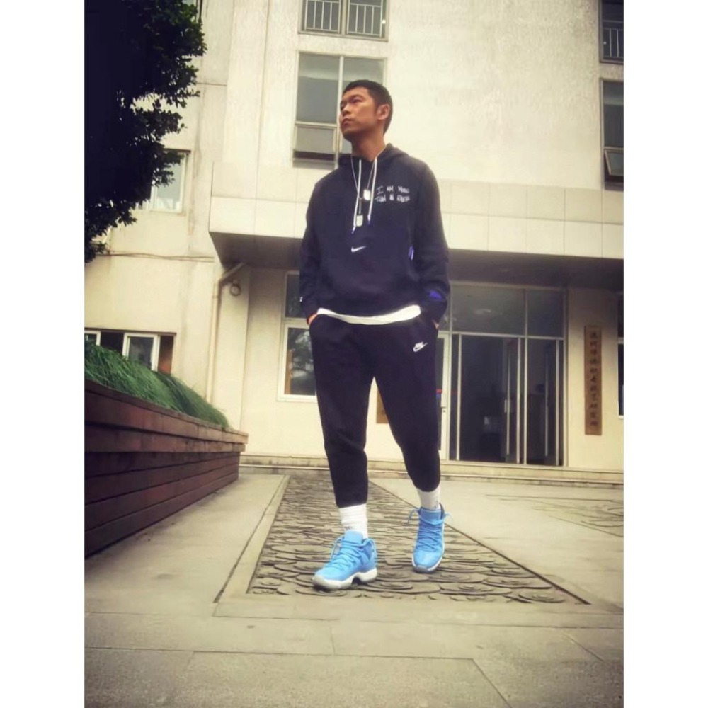 【LUNA-K】Nike 25新款刺繡純棉運動長裙 黑色 灰色＊M-2XL。D51001-細節圖2