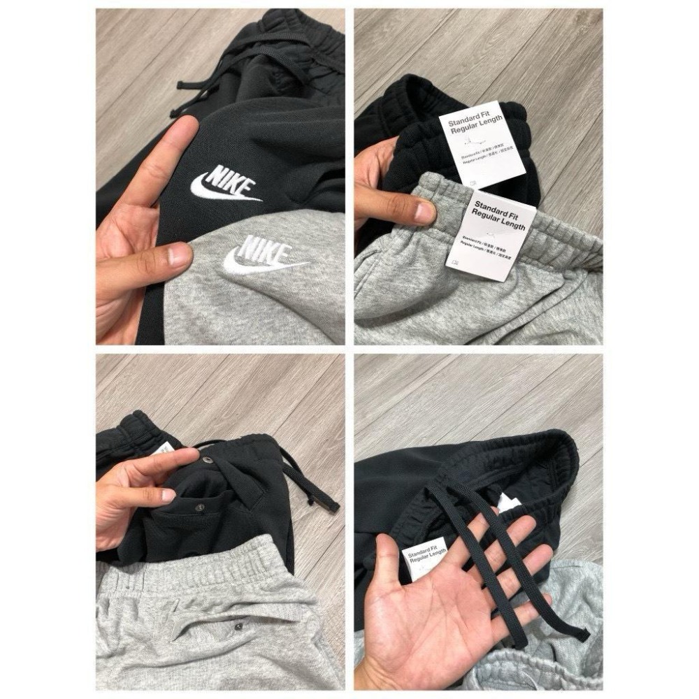 【LUNA-K】Nike 25新款刺繡純棉運動長裙 黑色 灰色＊M-2XL。D51001-細節圖7