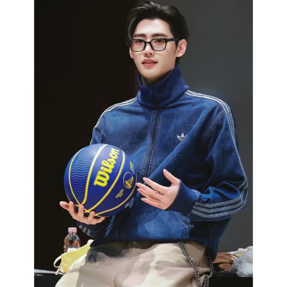 【LUNA-K】adidas 25年新款三葉草標誌牛仔外套＊S-2XL。C50908-細節圖3