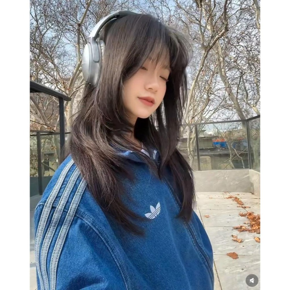【LUNA-K】adidas 25年新款三葉草標誌牛仔外套＊S-2XL。C50908-細節圖8