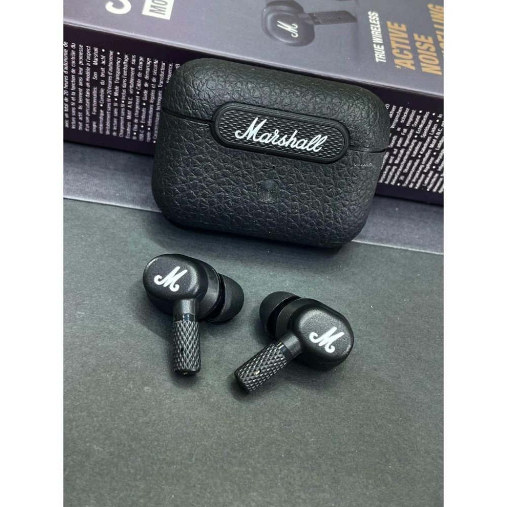 【LUNA-K】Marshall Motif ANC 主動降噪藍芽耳機 黑色。S51004-細節圖2