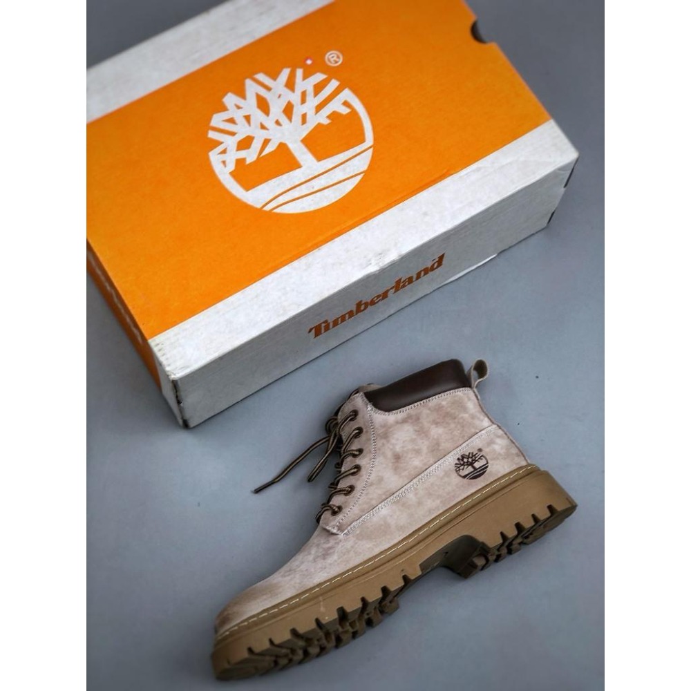 【LUNA-K】Timberland 25年新款細紋牛皮 中筒靴＊EU38~44。A50912-細節圖3