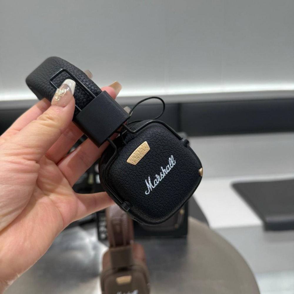 【LUNA-K】Marshall Major V 經典頭戴式藍芽耳機 黑色 棕色。S51003-細節圖3