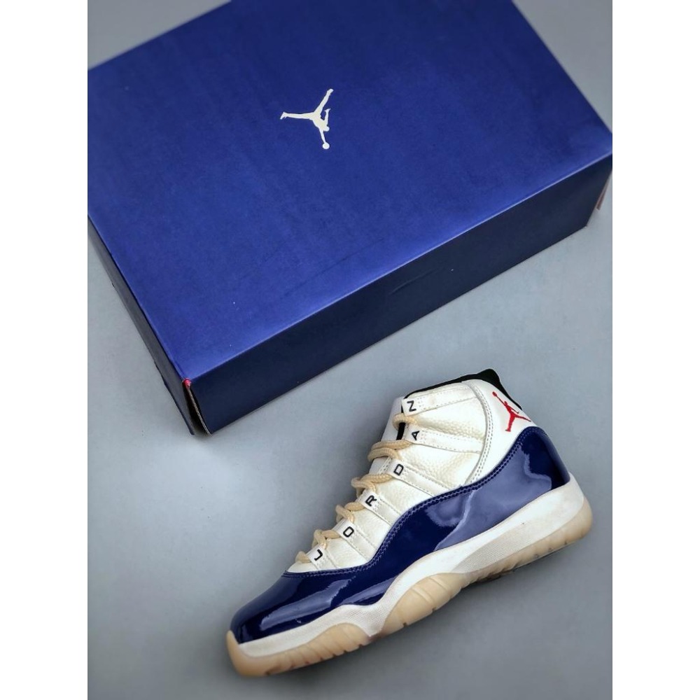 【LUNA-K】Air Jordan 11白藍紅配色籃球鞋＊US 5.5~13.5。A50802-細節圖3