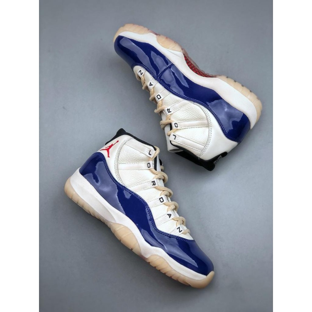【LUNA-K】Air Jordan 11白藍紅配色籃球鞋＊US 5.5~13.5。A50802-細節圖8