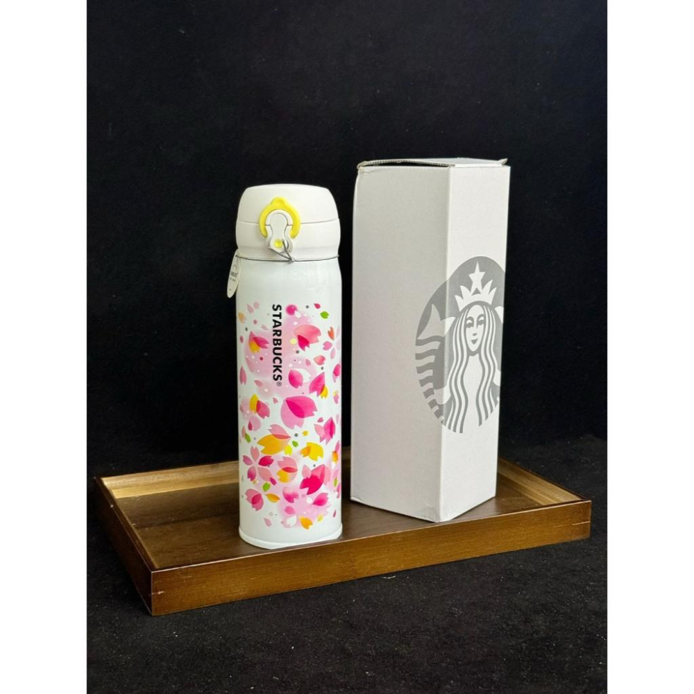【LUNA-K】星巴克 Starbucks 櫻花花瓣造型不銹鋼保溫杯＊500ML。S50813-細節圖2