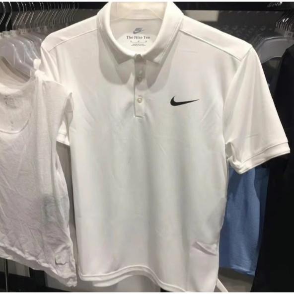 【LUNA-K】Nike 25年經典款網眼速乾棒POLO衫 黑色 白色＊M-5XL。C50408-細節圖2