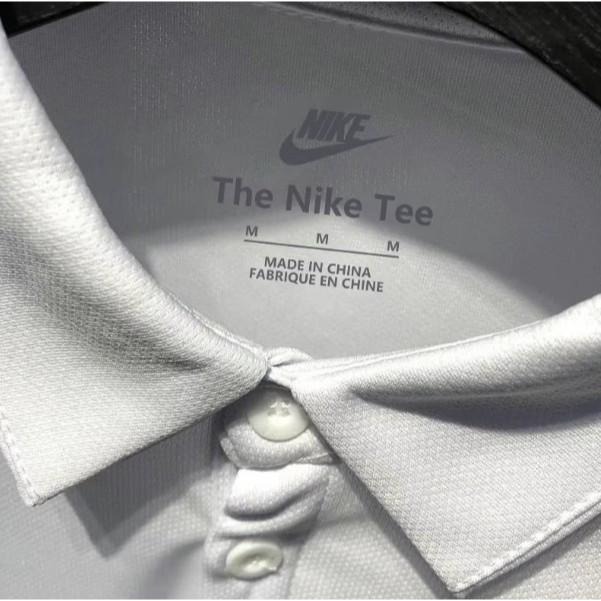 【LUNA-K】Nike 25年經典款網眼速乾棒POLO衫 黑色 白色＊M-5XL。C50408-細節圖3