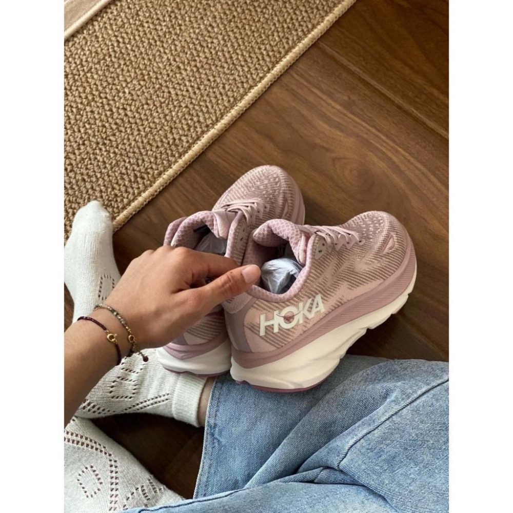 【LUNA-K】HOKA ONE ONE Cliftion 9 緩震防滑耐磨 女性慢跑鞋＊US 5~8。A50502-細節圖3