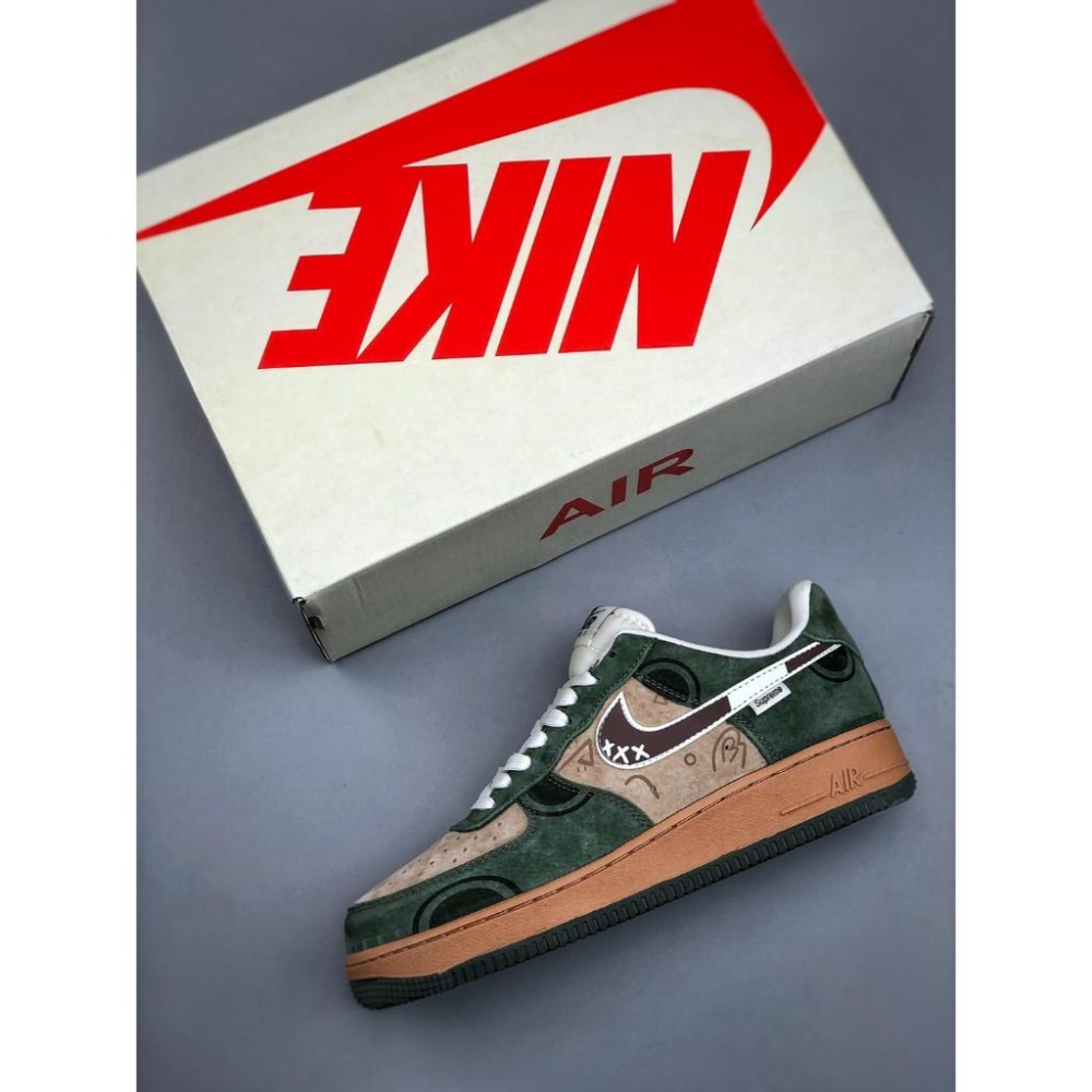 【LUNA-K】Nike Air Force 1 x Supreme 聯名款休閒運動鞋＊US 5~11。A50408-細節圖3